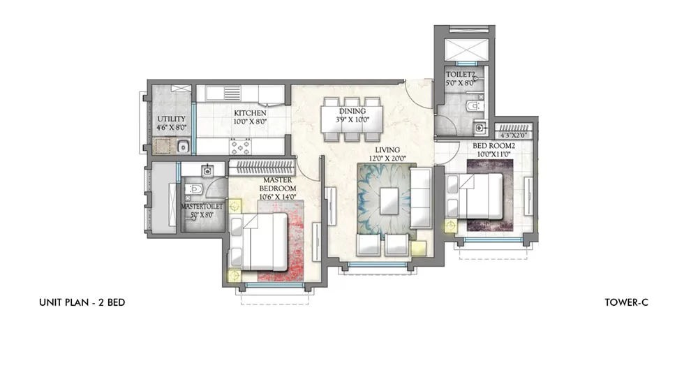 2BHK Layout