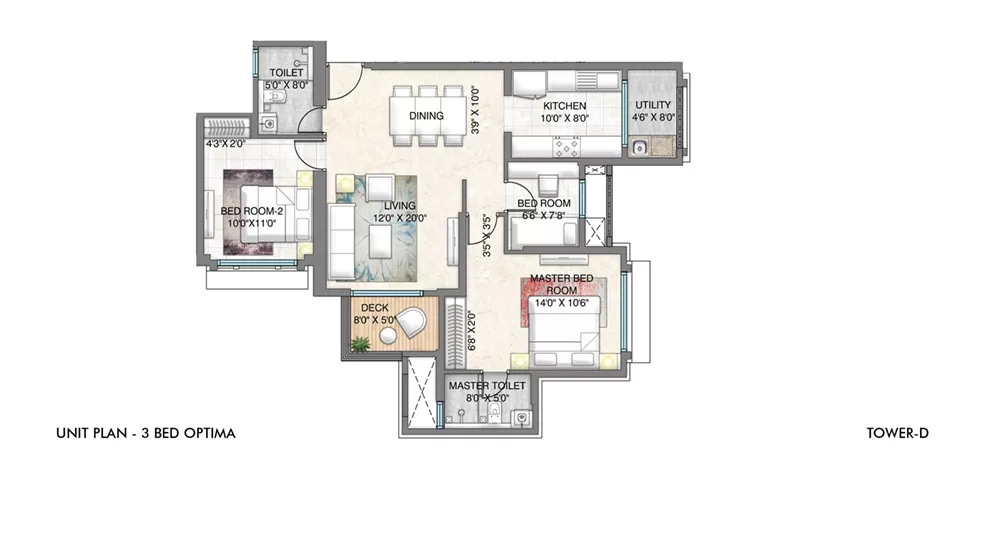 3BHK Layout