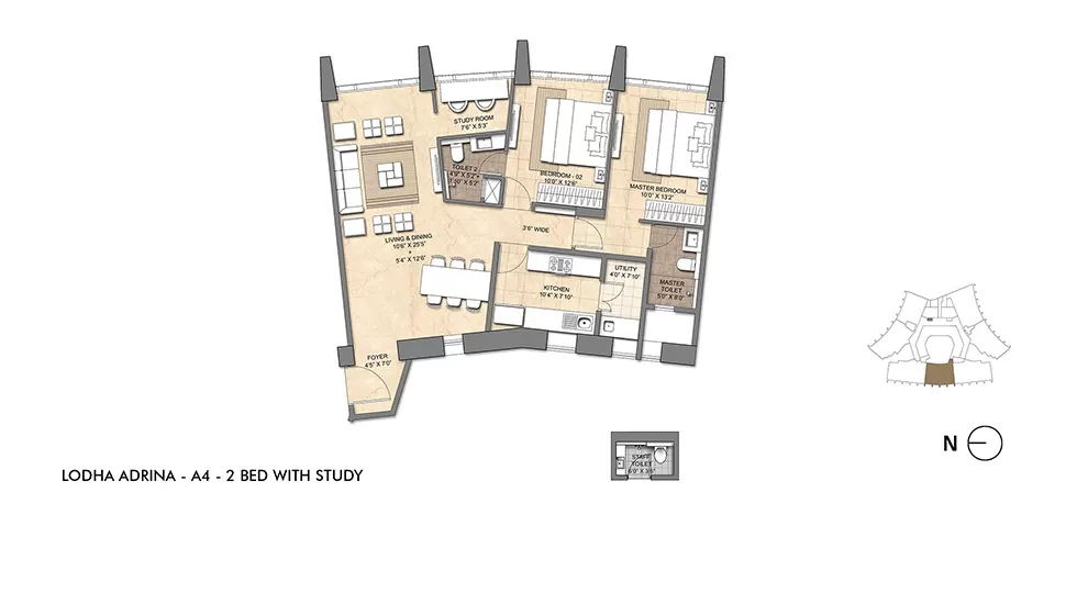 2BHK Layout